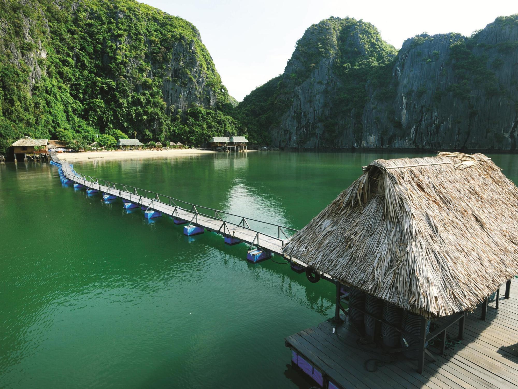 Cat Ba Sandy Beach Resort Dong Khe Sau Eksteriør bilde
