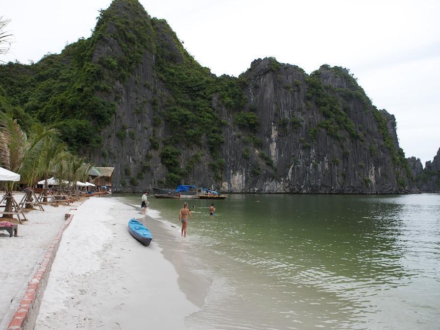 Cat Ba Sandy Beach Resort Dong Khe Sau Eksteriør bilde