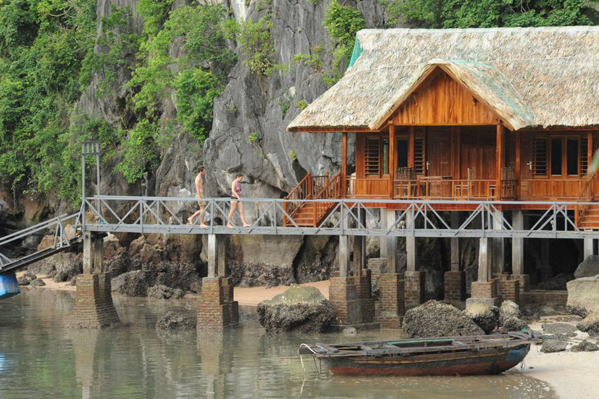 Cat Ba Sandy Beach Resort Dong Khe Sau Eksteriør bilde