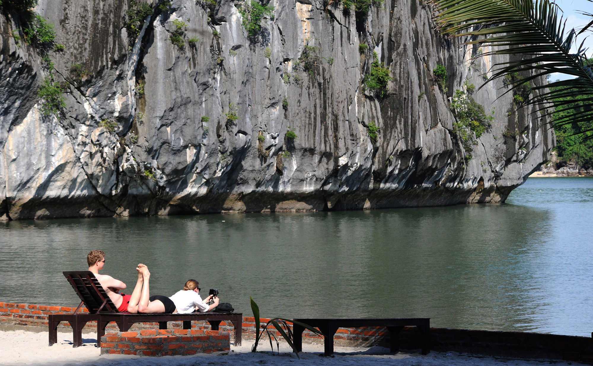 Cat Ba Sandy Beach Resort Dong Khe Sau Eksteriør bilde