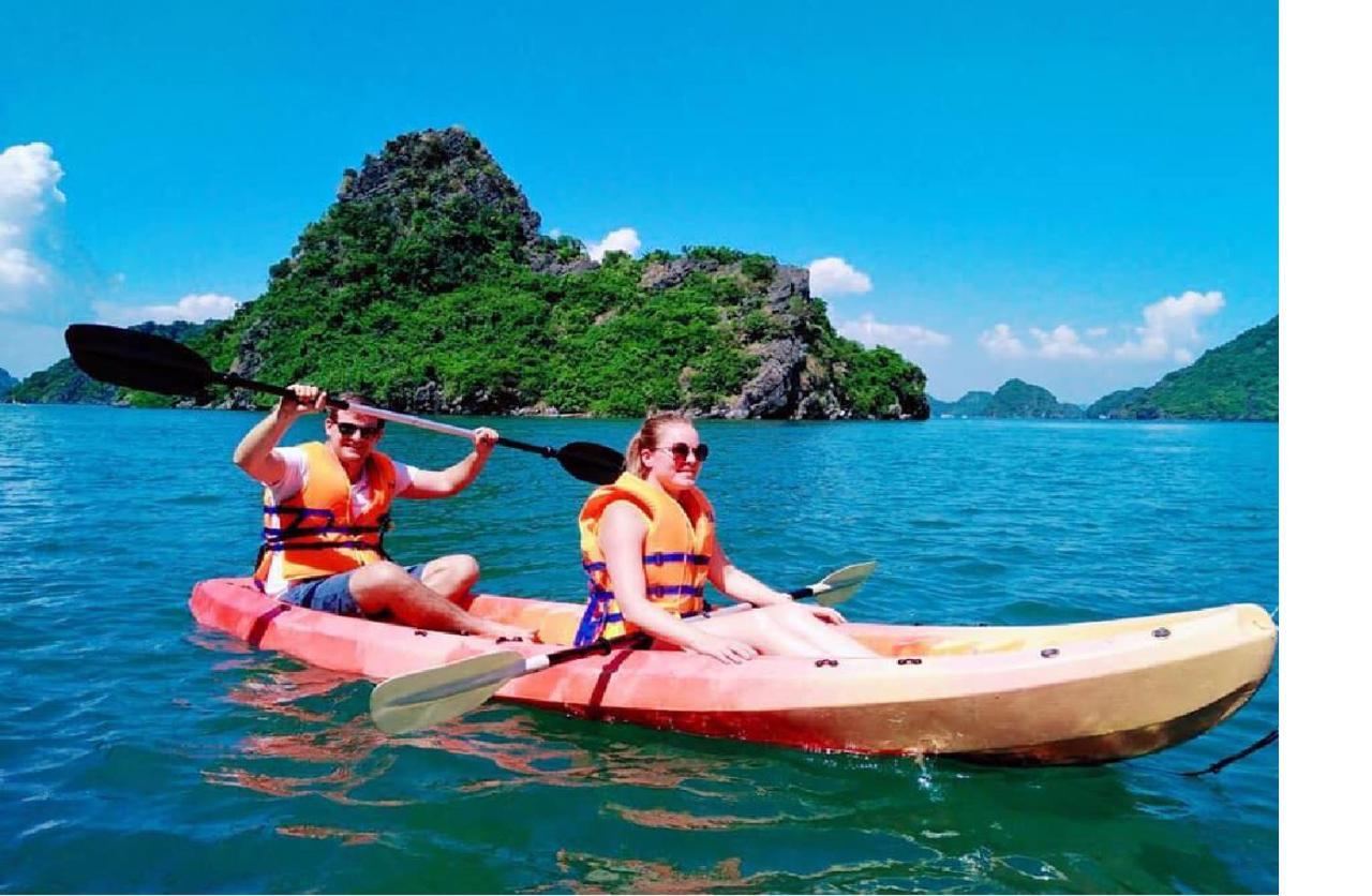 Cat Ba Sandy Beach Resort Dong Khe Sau Eksteriør bilde